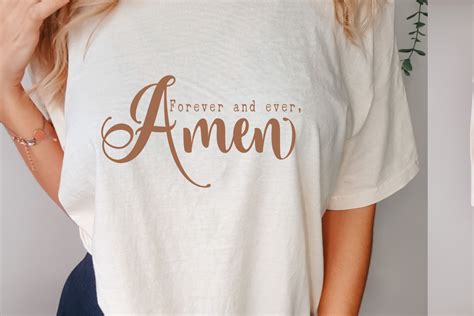 Forever And Ever Amen Svg Christian Svg Graphic By Imtheone