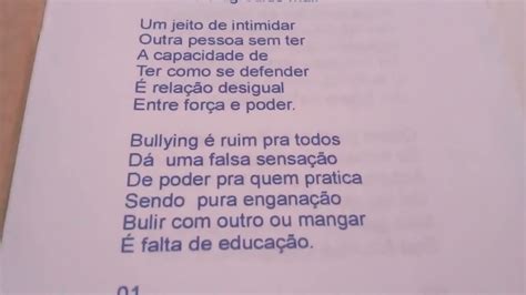 Cordel Sobre O Bullying Librain