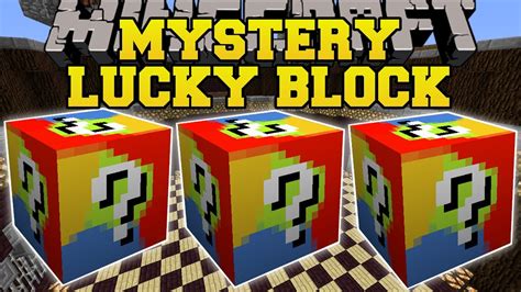 Minecraft Mystery Lucky Block Mod Mysterious Crazy New Block Mod