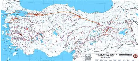 TÜRKİYE DEPREM RİSK HARİTASI Türkiye deki fay hatları nerede Türkiye