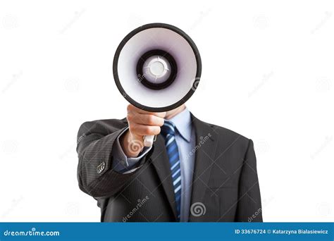 Announcement Stock Photo Image Of Oral Publicity Boss 33676724