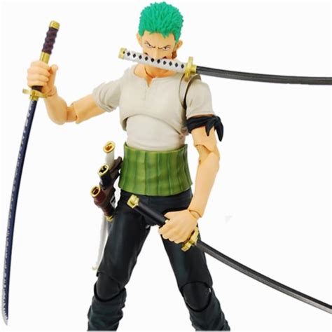 Boneco Roronoa Zoro Articulado One Piece Action Figure Movel Brinquedo