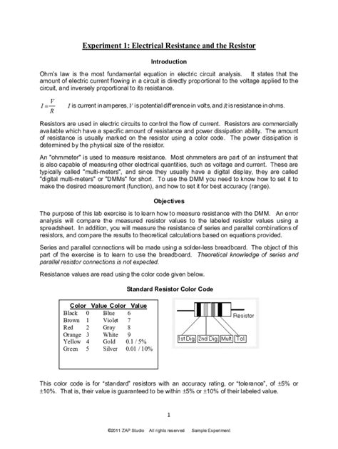 Fillable Online Ohms Law Statement Formula Solved Examples Fax Email Print Pdffiller