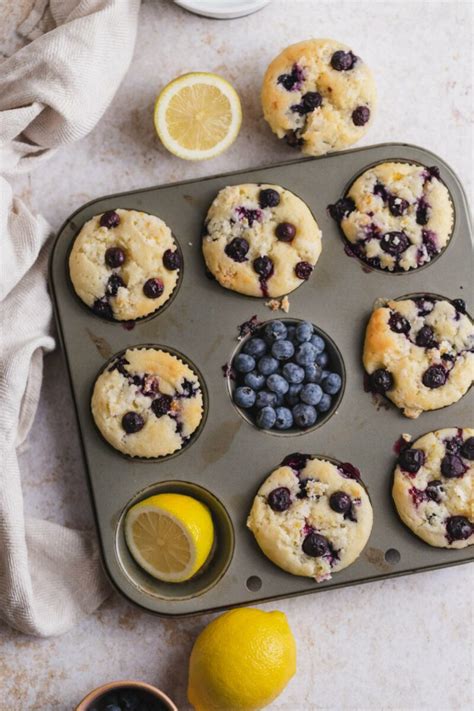 Vegan Blueberry Lemon Muffins The Chestnut Bakery