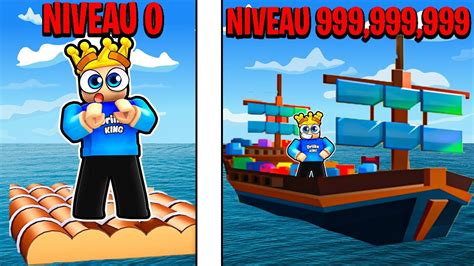 BATEAU DE NIVEAU 0 VS BATEAU DE NIVEAU 999 999 999 SUR ROBLOX YouTube