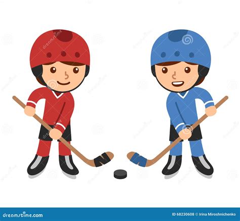 Cartoon Hockey Player Clip Art