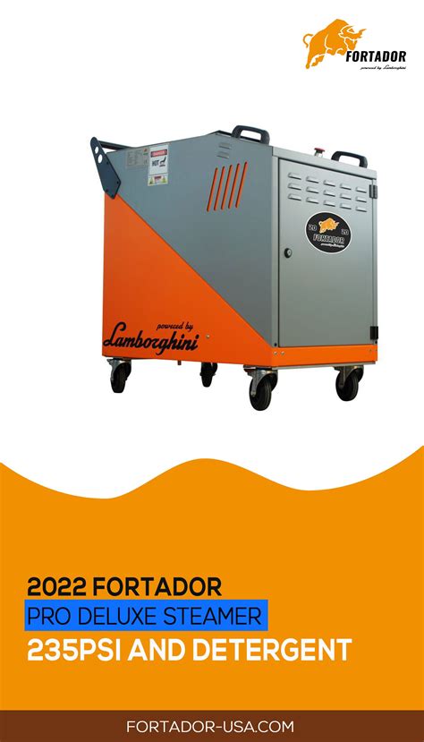 2022 Fortador Pro Deluxe Steamer Car Wash Equipment Mobile Car Wash Equipment Mobile Car Wash