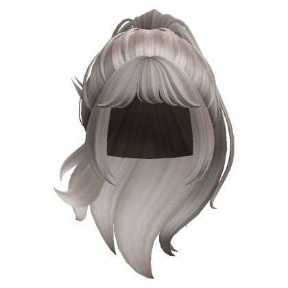 Messy Layered Flowy Anime Pigtail Ash Blonde Roblox