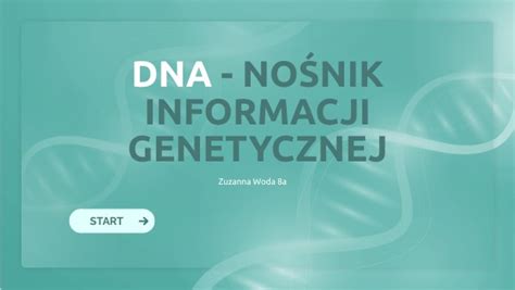 Dna No Nik Informacji Genetycznej