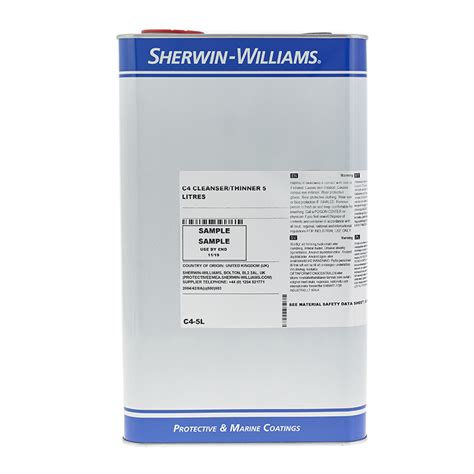 Sherwin Williams Cleanser Thinner No 4 Rms Repair And Maintenance Suppliers