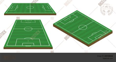 Soccer Field Markings Vector & Photo (Free Trial) | Bigstock