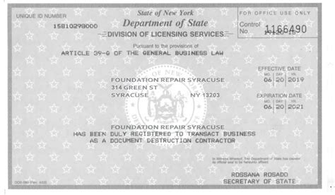 Our Licensing Foundation Repair Syracuse