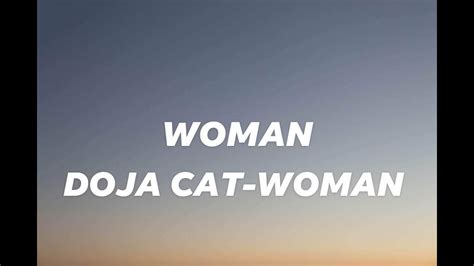 Doja Cat Woman Lyrics Youtube