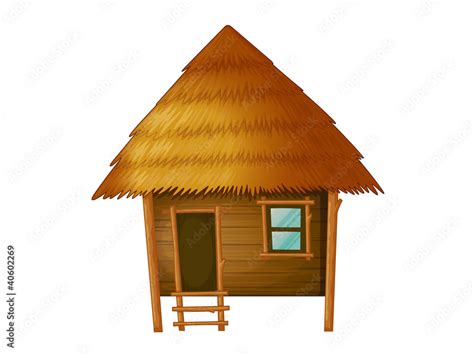 Cartoon Hut Stock Vector Adobe Stock