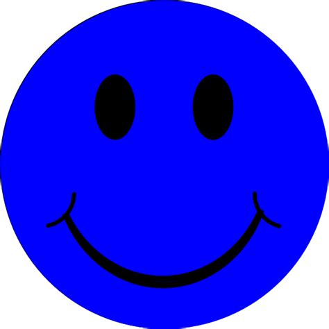 Blue Smiley Face Clip Art at Clker.com - vector clip art online ...