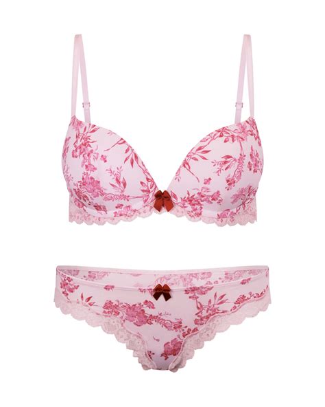 Shea Floral Pink 2 Wireless Push Up 32b 38d Adore Me