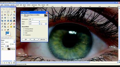 Hd Gimp Tutorial Augenfarbe Ndern Change Eye Colour Youtube