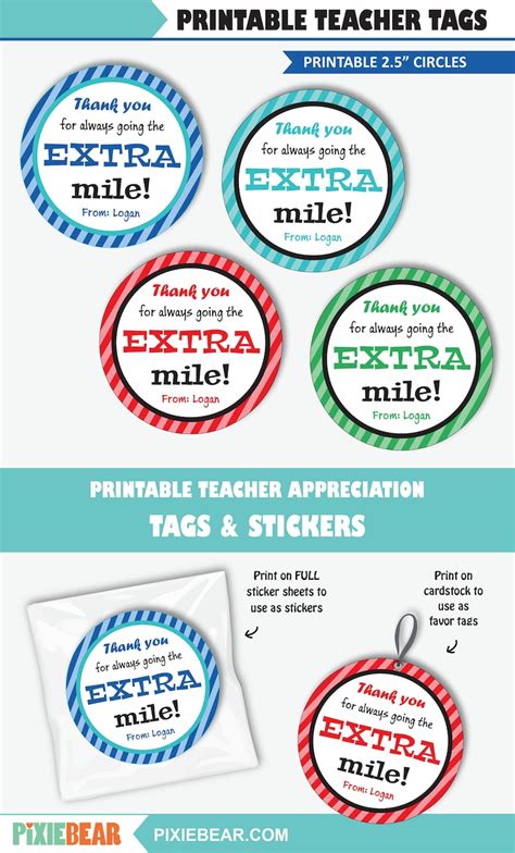 Teacher Appreciation Extra Gum Printable Printable Templates