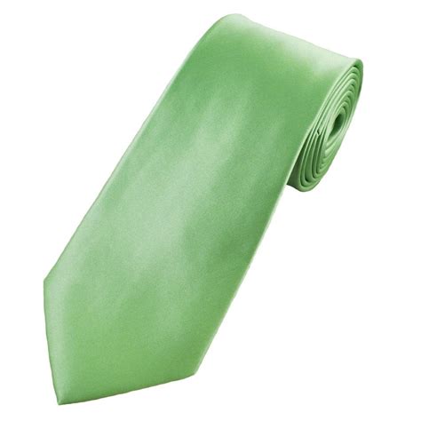 Plain Bright Sage Green Extra Long Tie From Ties Planet UK