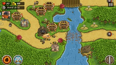 Kingdom Rush Frontiers Level 8 Snapvine Bridge YouTube