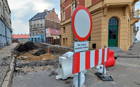 Trwa remont ul Rybackiej w Grudziądzu Wjazd jest możliwy tylko od