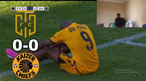 Cape Town City Vs Kaizer Chiefs Match Highlights Dstv Premiership