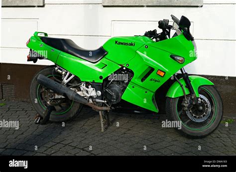 Kawasaki Ninja Motorcycle Dublin Ireland Stock Photo Alamy