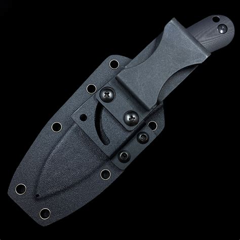 Ki1044c1 Kizer Baby Fixed Blade Black G 10 Handle 154cm Blade Kydex Sheath