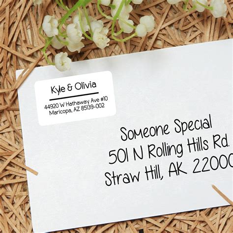 Personalized Clear Foil Return Address Labels Custom Return Etsy