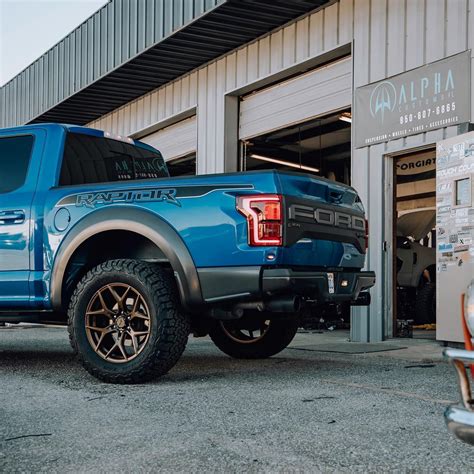 Ford F Raptor Blue Vorsteiner Venom Rex Wheel Front