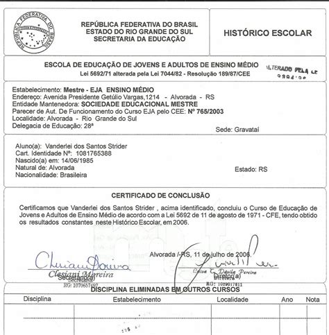 Segunda Via Certificado De Conclus O Do Ensino M Dio Enem Ltimos