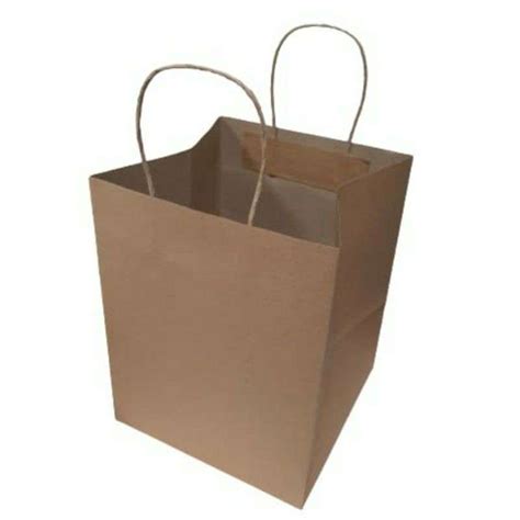 Jual Pcs Paper Bag X X Cm Tali Coklat Polos Kantong Kertas