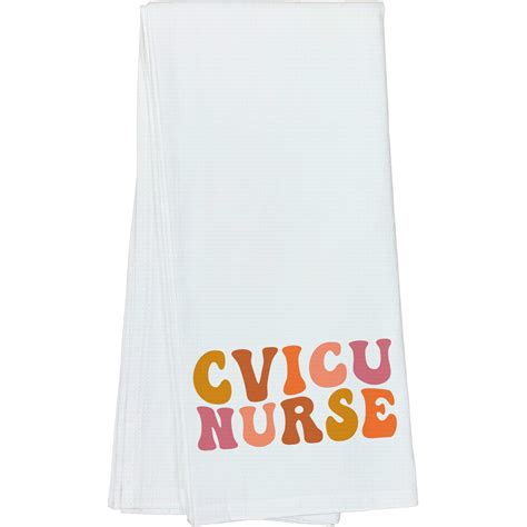 CVICU Or Cardiovascular Intensive Care Unit Nurse Groovy Retro Wavy