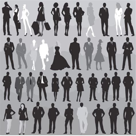 Premium Vector Human Silhouettes