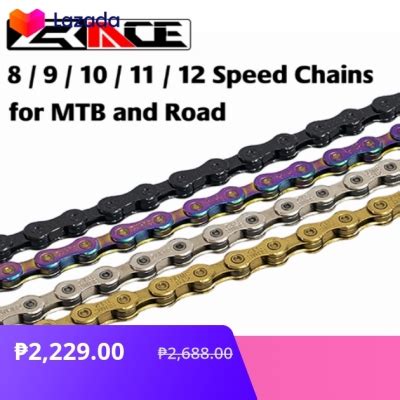 ZRACE Bike Chain 8 9 10 11 12 Speed MTB Mountain Road Bicycle Neon Like