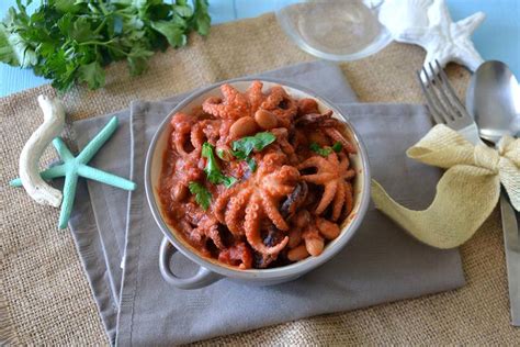 Polipetti In Umido Con Fagioli Ricetta Di Misya