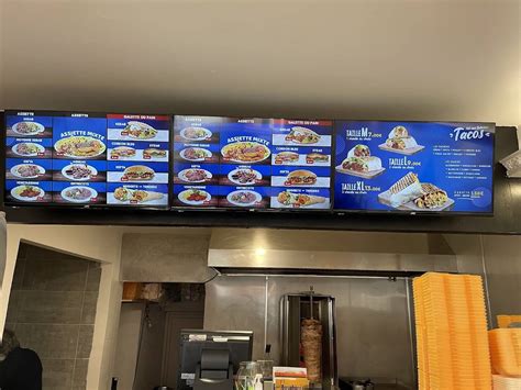 Menu Au Bosphore Kebab Fast Food Guilvinec