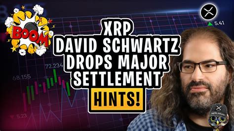 Xrp Ripple David Schwartz Drops Major Settlement Hints Youtube