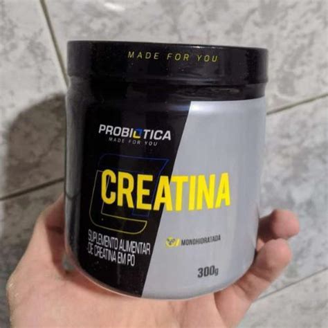 Creatina Monohidratada Pura 300g Probiótica Probiótica Bizu das