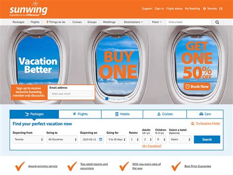 Sunwing Travel Mysite