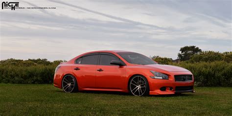 Orange You Glad To See This Maxima On Niche Wheels