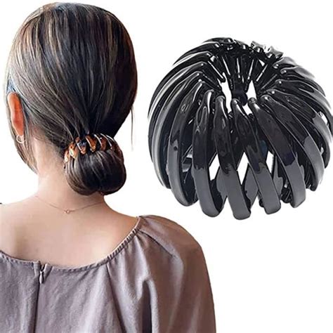 Zerodis Porte Queue De Cheval Pinces Cheveux En Forme De Nid D Oiseau