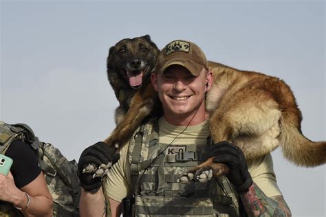 Airmen Honor Fallen Military Working Dogs Handlers Us Department