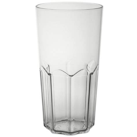 Set 12 Vasos De Agua Altos 41 Cl Irrompible Policarbonato