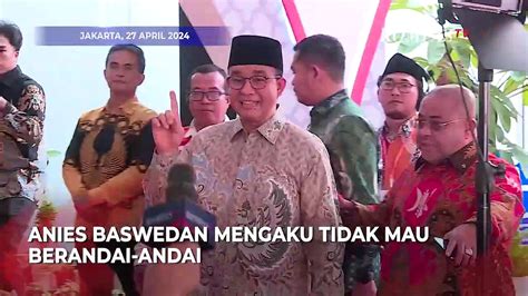 Anies Tak Mau Berandai Andai Soal Kursi Menteri Di Kabinet Prabowo