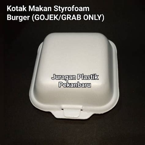 Jual Styrofoam Burger Sterofoam Styrofom Isi 200pcspack Kotak