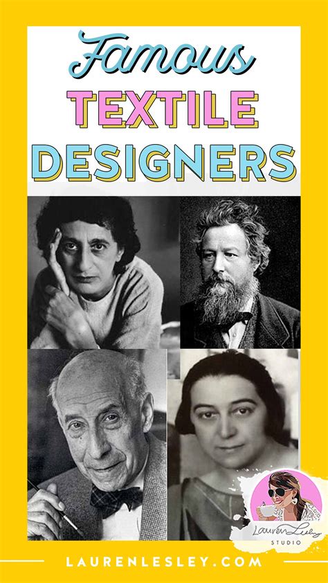 Famous Textile Designers - 5 of the Most Famous and Influential Textile Designers of All Time ...