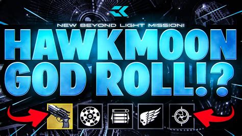 Destiny How To Get The Hawkmoon God Roll New Mission Youtube