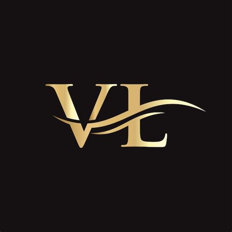 Premium Vector Vl Logo Monogram Letter Vl Logo Design Vector Vl