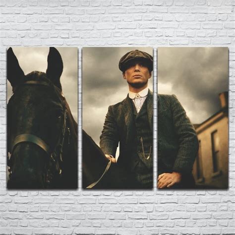 Cuadro Triptico Peaky Blinders